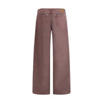 Magda Butrym Low waist wide leg Jeans MA-305725BROWN-IT36 | XS