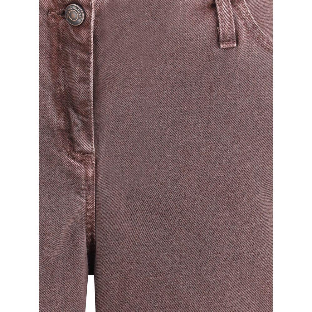 Magda Butrym Low waist wide leg Jeans MA-305725BROWN-IT36 | XS