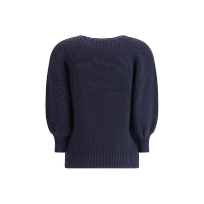 Ella Blue Merino Wool Sweater