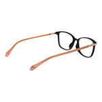 Polaroid Black Unisex Glasses Frame with full-rim, plastic lenses, and polyamide material in black, shown with extended temples.