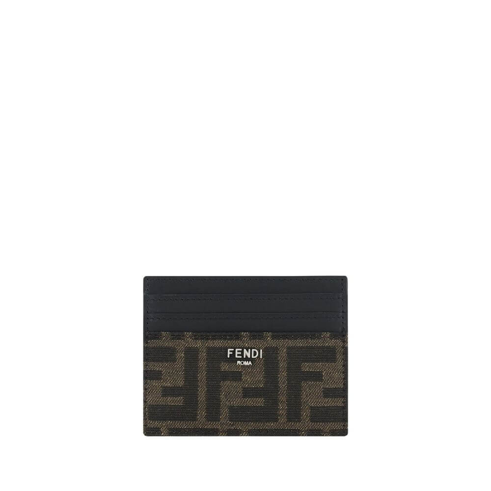 Fendi Brown Calf Leather Bos Taurus Wallet
