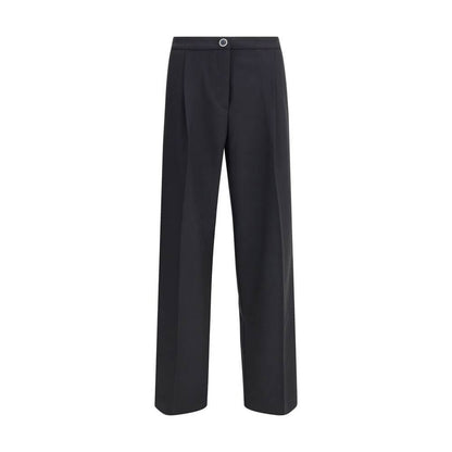 Cruna Black Polyester Casual Pants