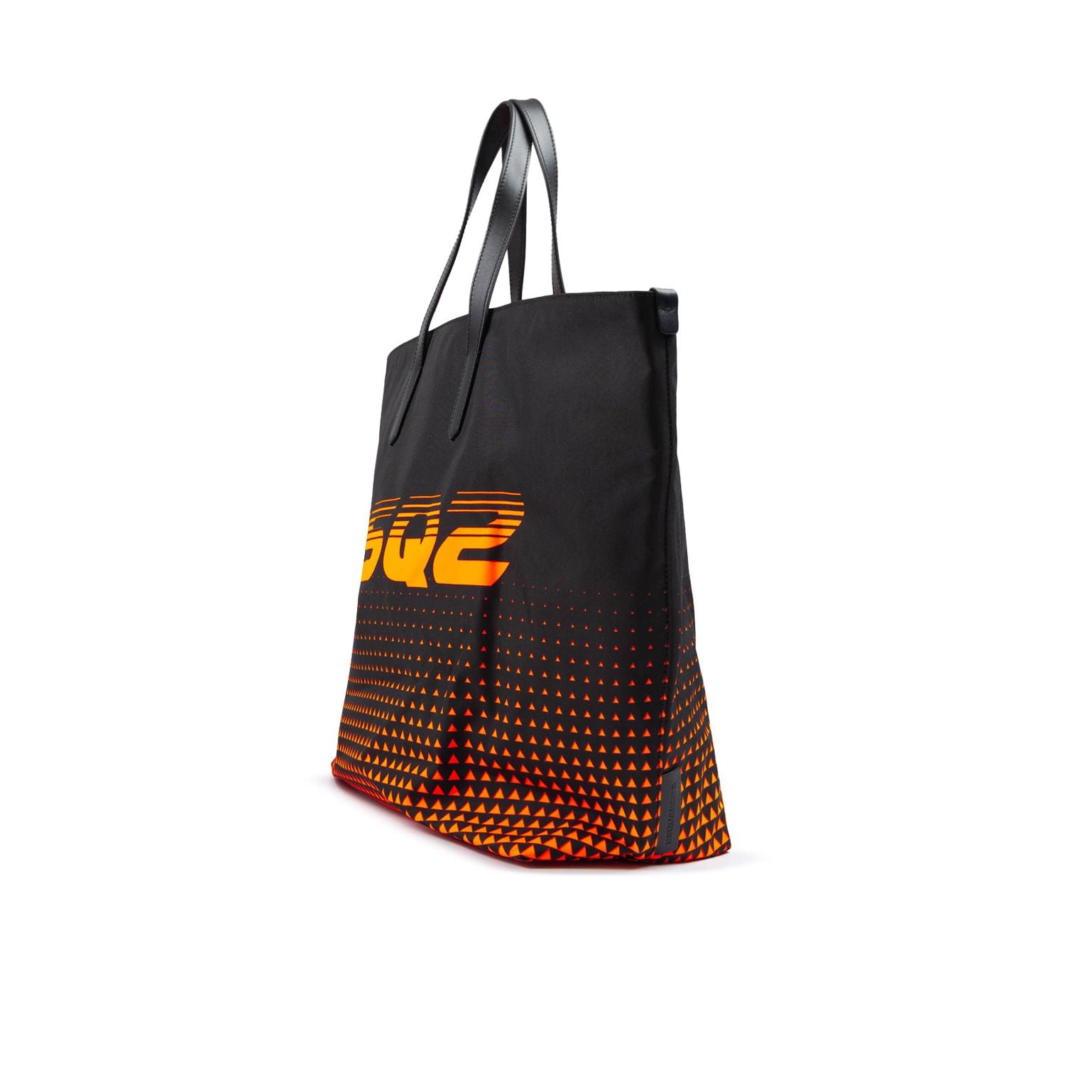Front view with bag zipped and handles upright.