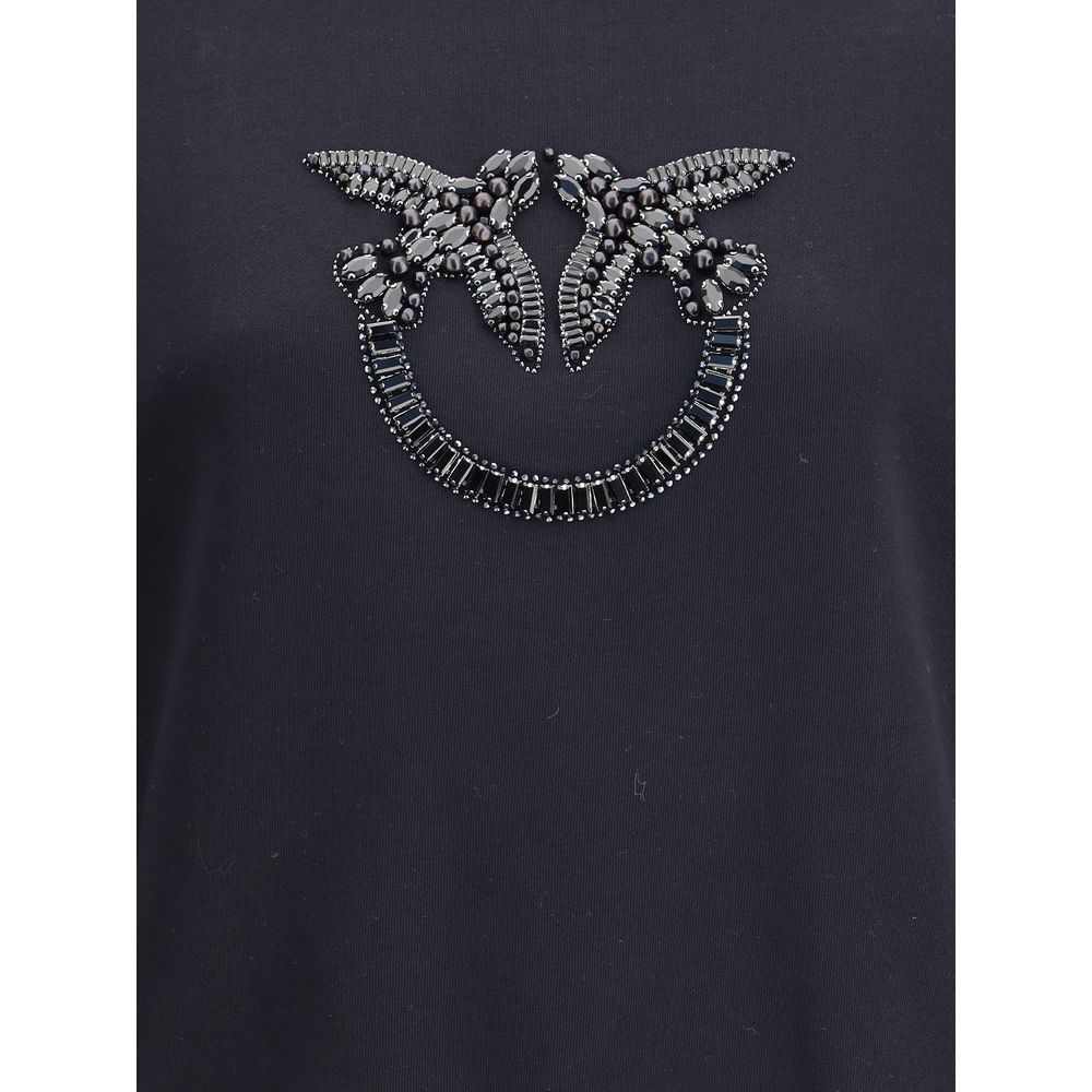 PINKO Black Cotton Sweatshirt