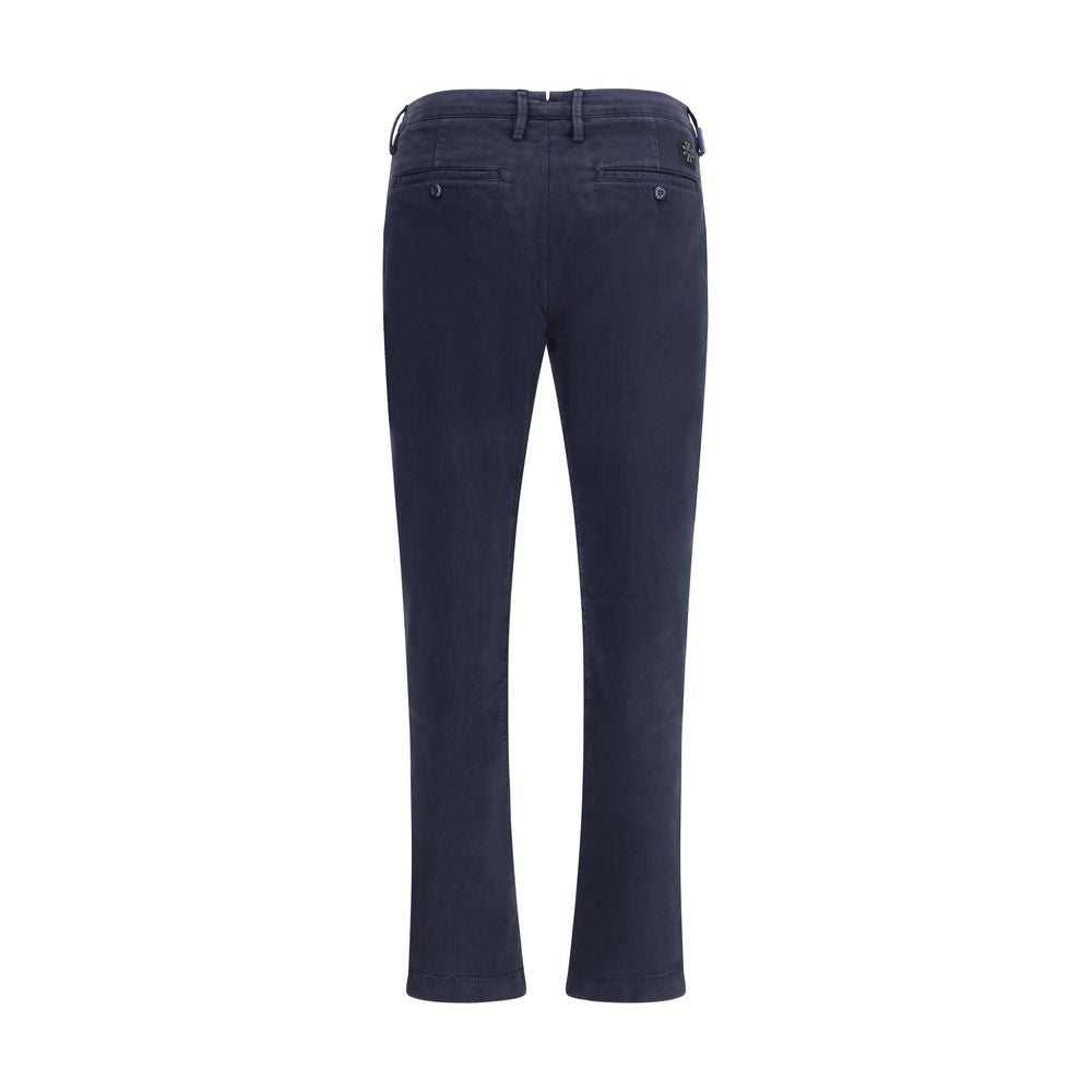 Jacob Cohen Blue Cotton Casual Pants