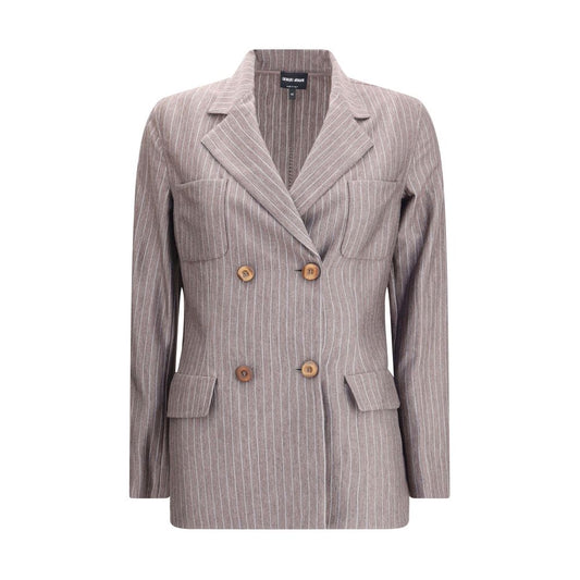 Giorgio Armani Brown Cashmere Blazer