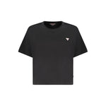 Guess Jeans Black Cotton Women Top