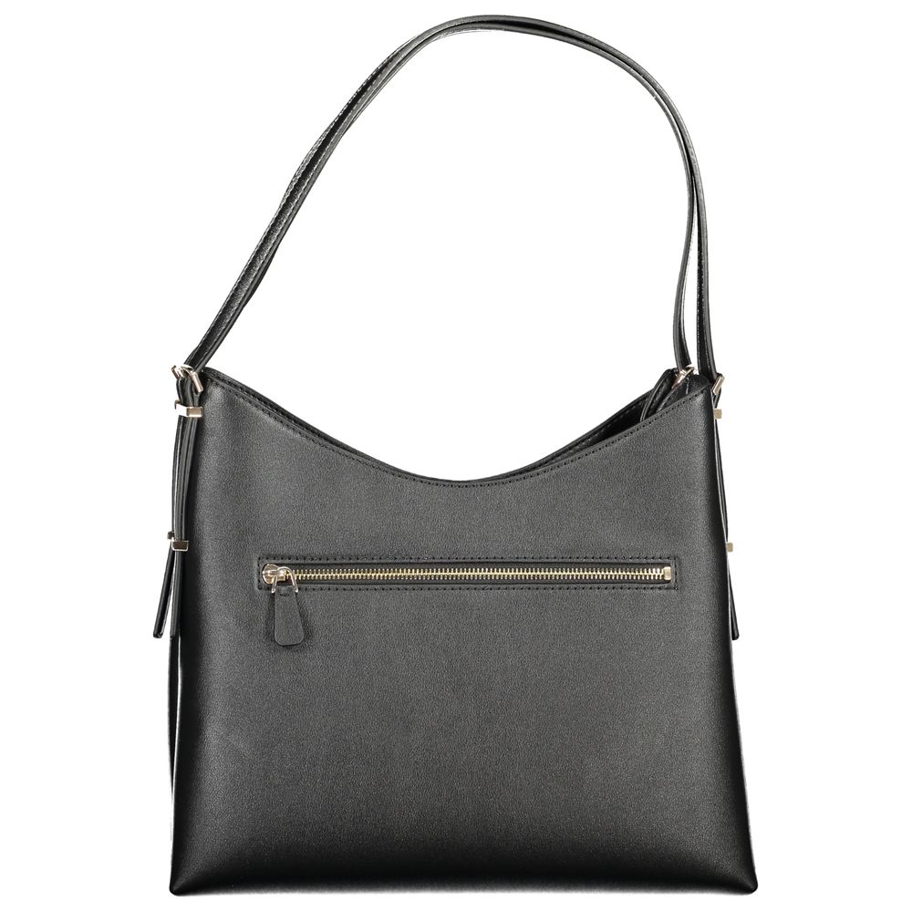 Front view with bag zipped and handles upright.