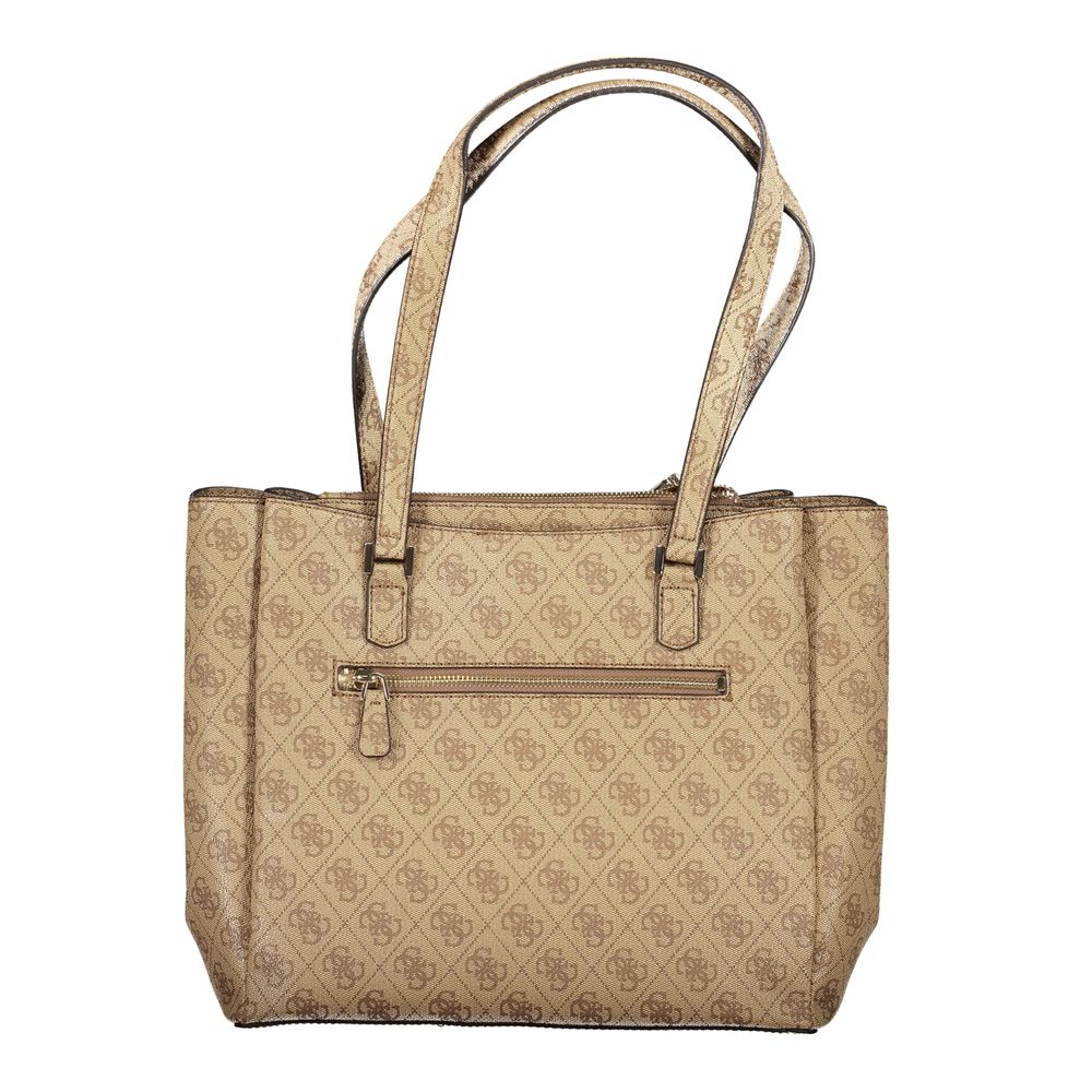 Front view with bag zipped and handles upright.