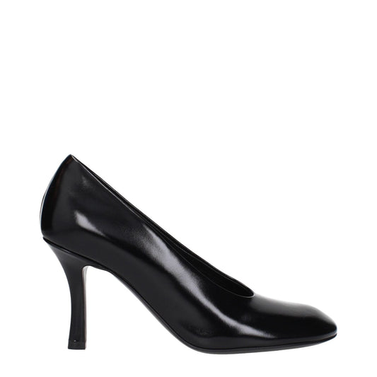 Burberry Black Leather High Heel Pumps BU-15265303167241-EU39/US9