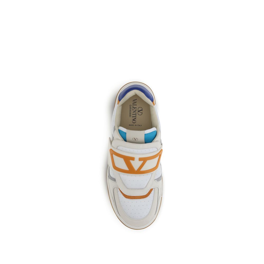 Valentino Garavani Multicolor Calf Leather Bos Taurus Athletic Sneakers