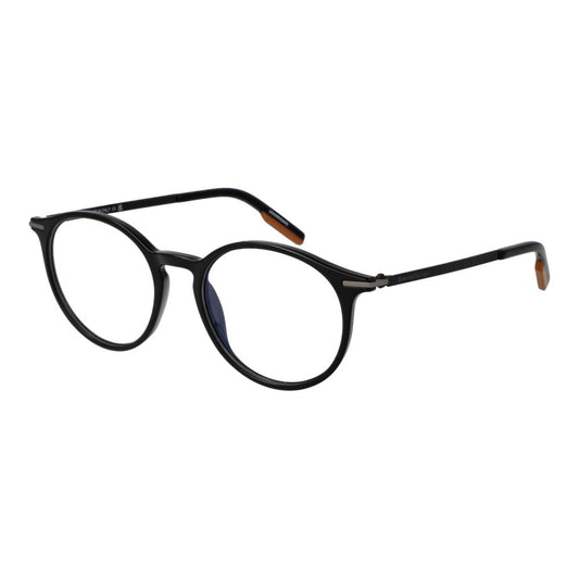 Ermenegildo Zegna Black Plastic Glasses (Frames)