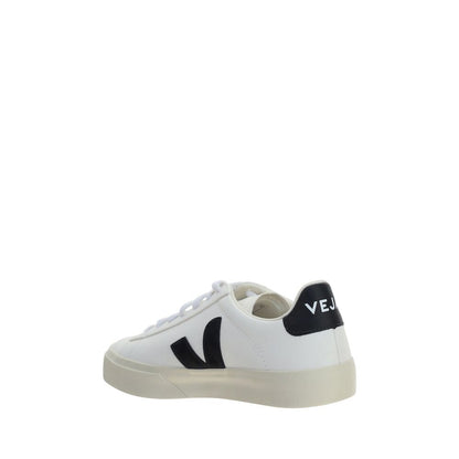 Veja White Calf Leather Bos Taurus Low Top Sneakers