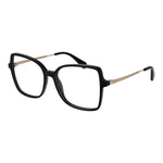Max & Co Black Women Glasses Frame in stainless steel with full-rim square style and demo lenses, featuring 55mm lens width.