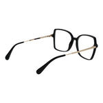 Max & Co Black Women Glasses Frame in stainless steel with full-rim design and square style, includes branded case, demo lenses.