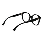 Max Mara Black Women Glasses Frame full-rim round acetate eyewear with branded case, demo plastic lenses, 53 mm width, 140 mm temples.