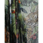 Dolce & Gabbana Multicolor Silk Jungle Print Women Maxi Dress