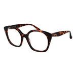 Max Mara Brown Women Glasses Frame with full-rim plastic frame and demo lenses in tortoise style.