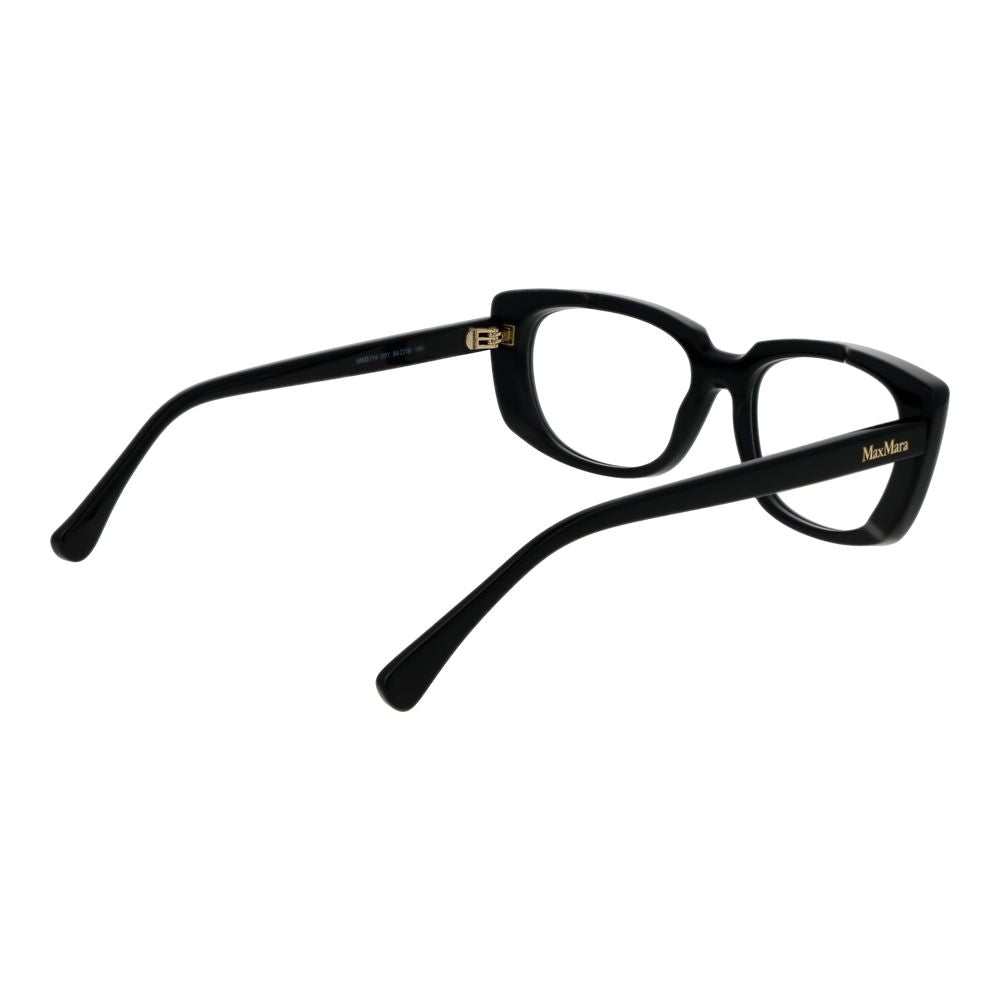 Max Mara Black Women Glasses Frame in full-rim acetate with demo lenses.