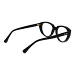 Max Mara Black Women Glasses Frame, acetate, full-rim, cat eye style with demo lenses, featuring branded temples.