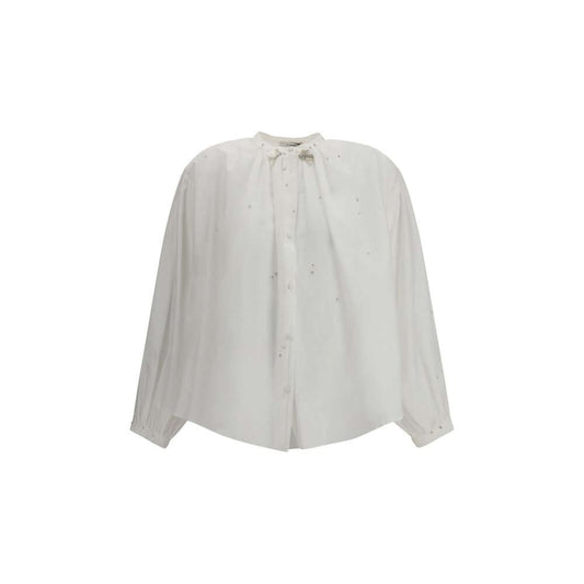Forte_Forte Voile Shirt with embroidery FO-14093MYSHIRTF48A0003-I/S