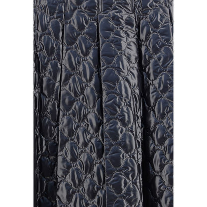 Moncler Black Polyamide Midi Skirt