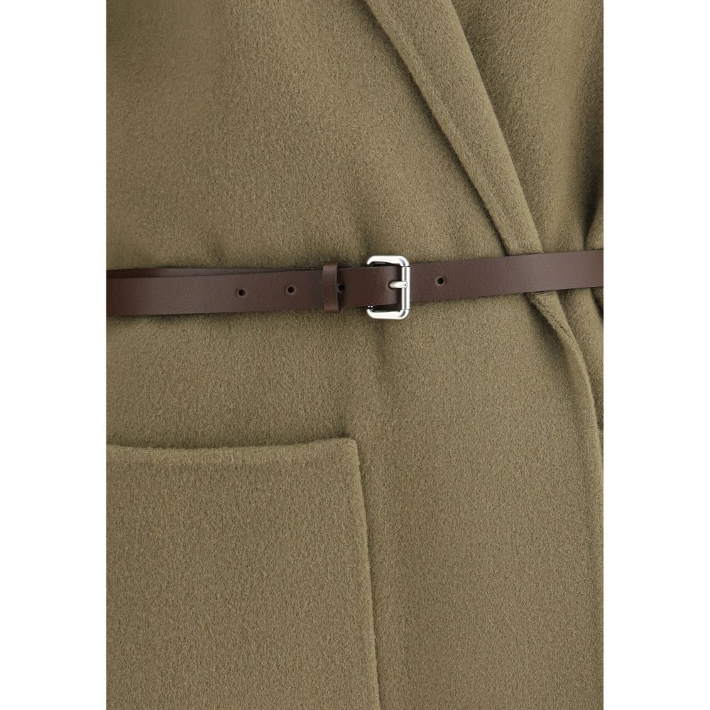 Front view with bag zipped and handles upright.