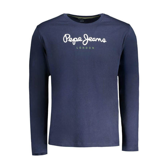Pepe Jeans Blue Cotton T-Shirt PE-31367-S