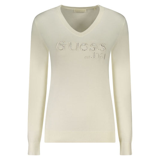 Guess Jeans White Viscose Women Sweater
