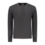 Tommy Hilfiger Black Cotton Men Sweater