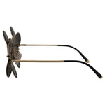 Dolce & Gabbana DG2201 Black Lens Gold Frame LIMITED EDITION Sunglasses