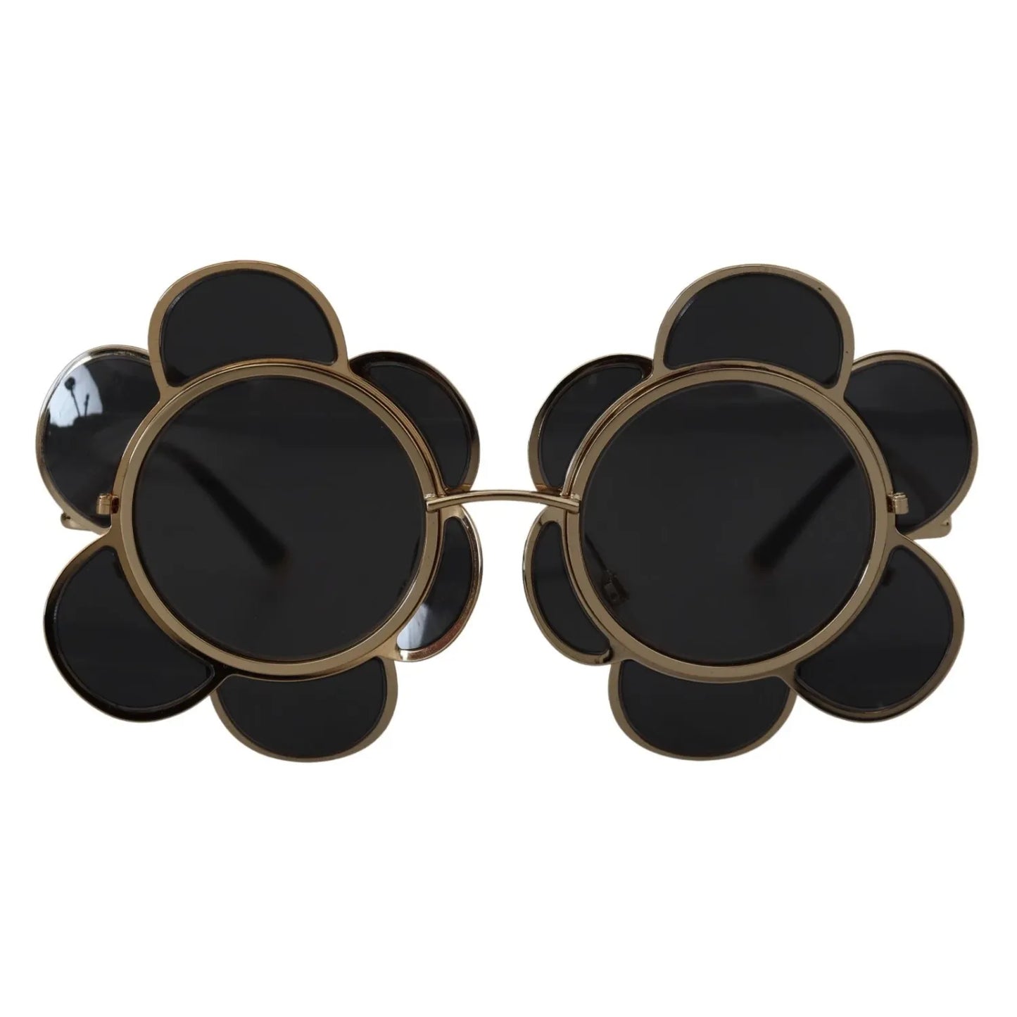 Dolce & Gabbana DG2201 Black Lens Gold Frame LIMITED EDITION Sunglasses