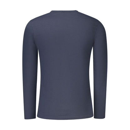 Hugo Boss Blue Cotton Men T-Shirt