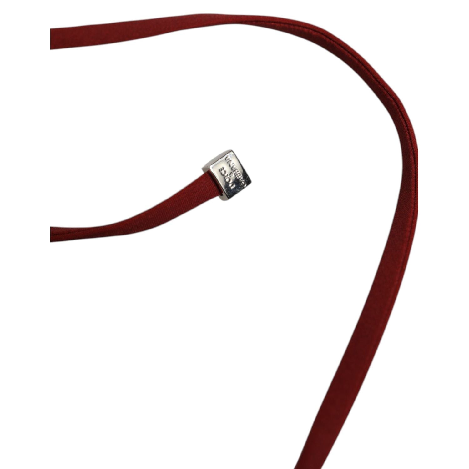 Dolce & Gabbana White Red Polka Dot Floral Print Triangle