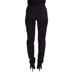 Dolce & Gabbana Black High Waist Skinny Trouser STAFF Pants