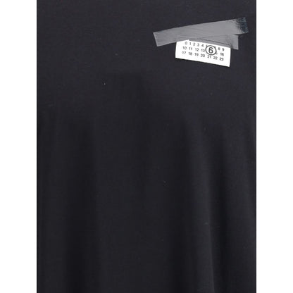 MM6 Black Cotton T-Shirt