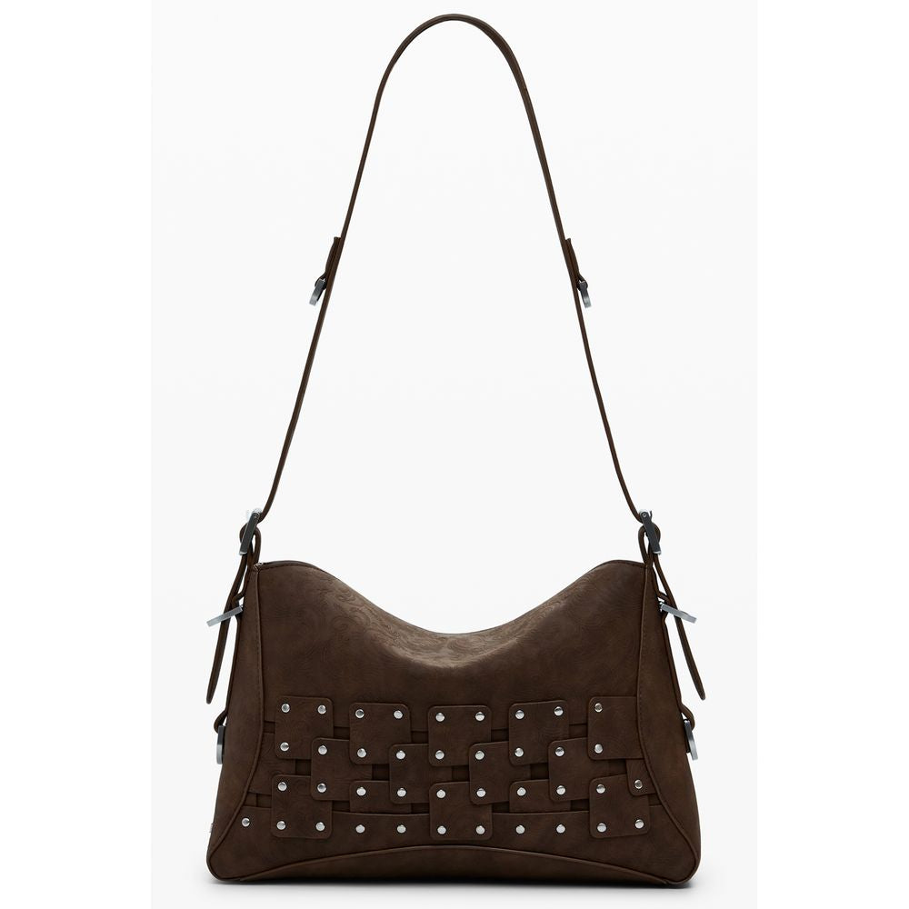 Desigual Brown Polyethylene Women Handbag DE-39797