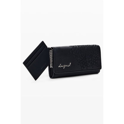 Desigual Black Polyethylene Wallet