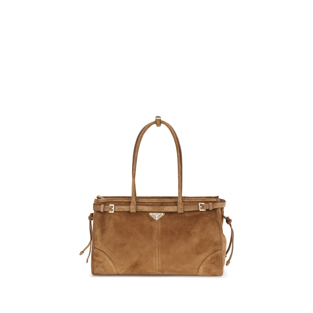 Front view with bag zipped and handles upright.