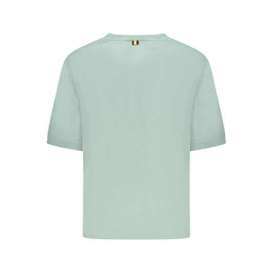 K-WAY Green Cotton Women T-Shirt