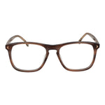Lozza Brown Men Glasses Frame, cellulose acetate, full-rim, square style, demo lenses, lens width 54, bridge 18, temple 145, size 54-18-145.
