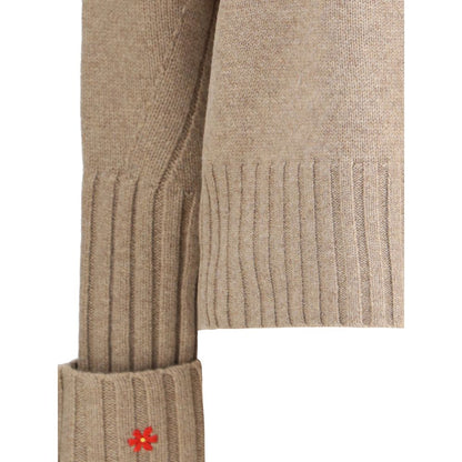 Tory Burch Beige Merino Wool Sweatshirt