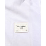 Dolce & Gabbana White Collared Short Sleeves Polo Men T-shirt