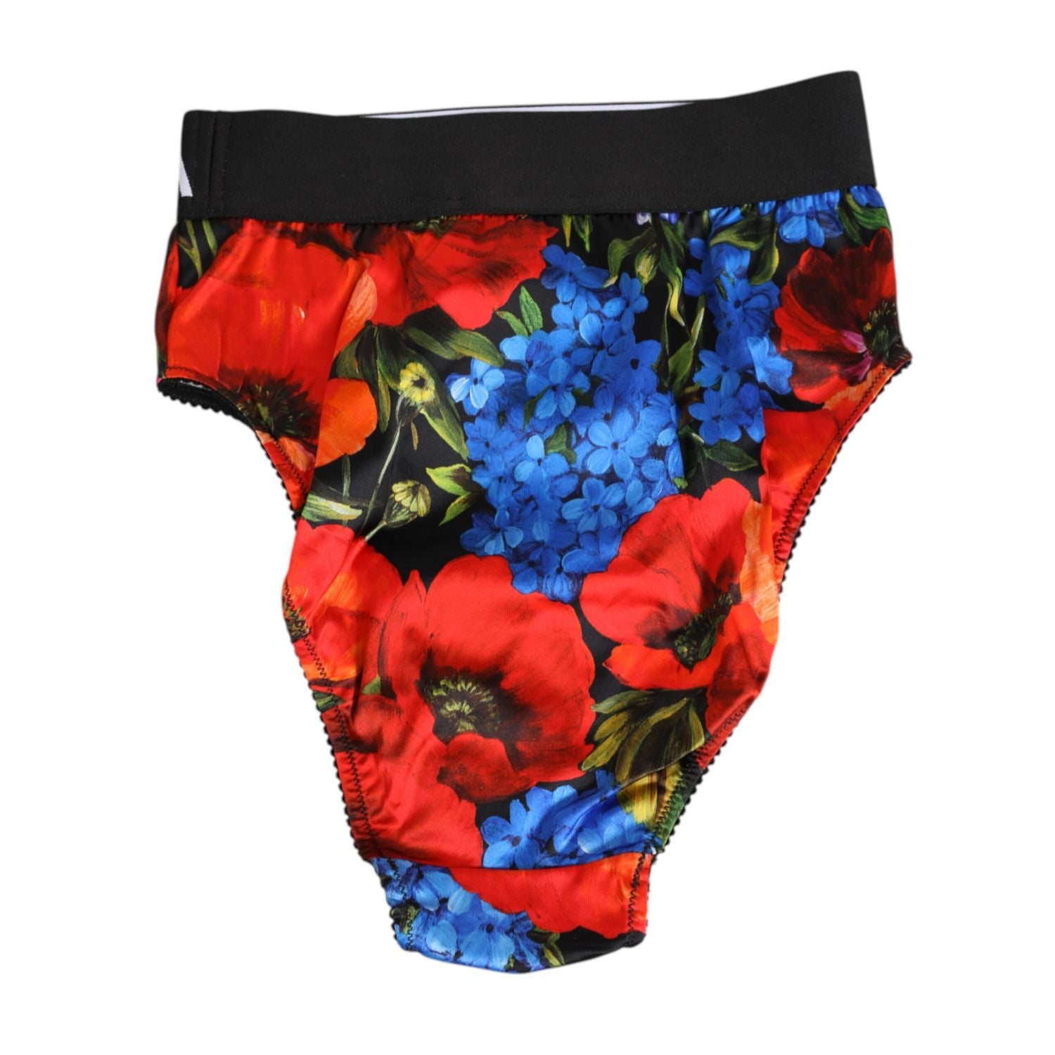 Dolce & Gabbana Multicolor Floral Print High Waist Panty Underwear