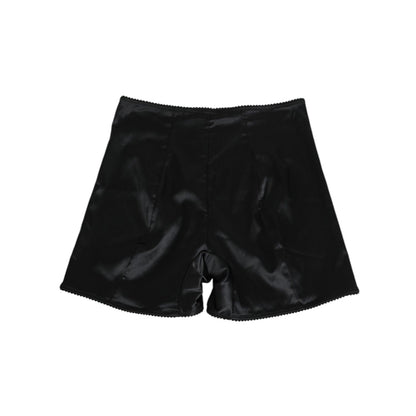 Dolce & Gabbana Black Silk Stretch Slip Cycling Women Underwear