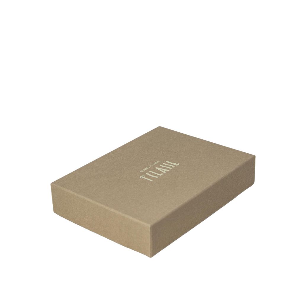 Alviero Martini Prima Classe Black Leather Wallet packaging box.