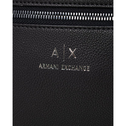 Armani Exchange Black Polyester Messenger Bag