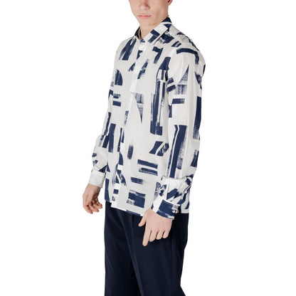 Antony Morato Blue Viscose Shirt