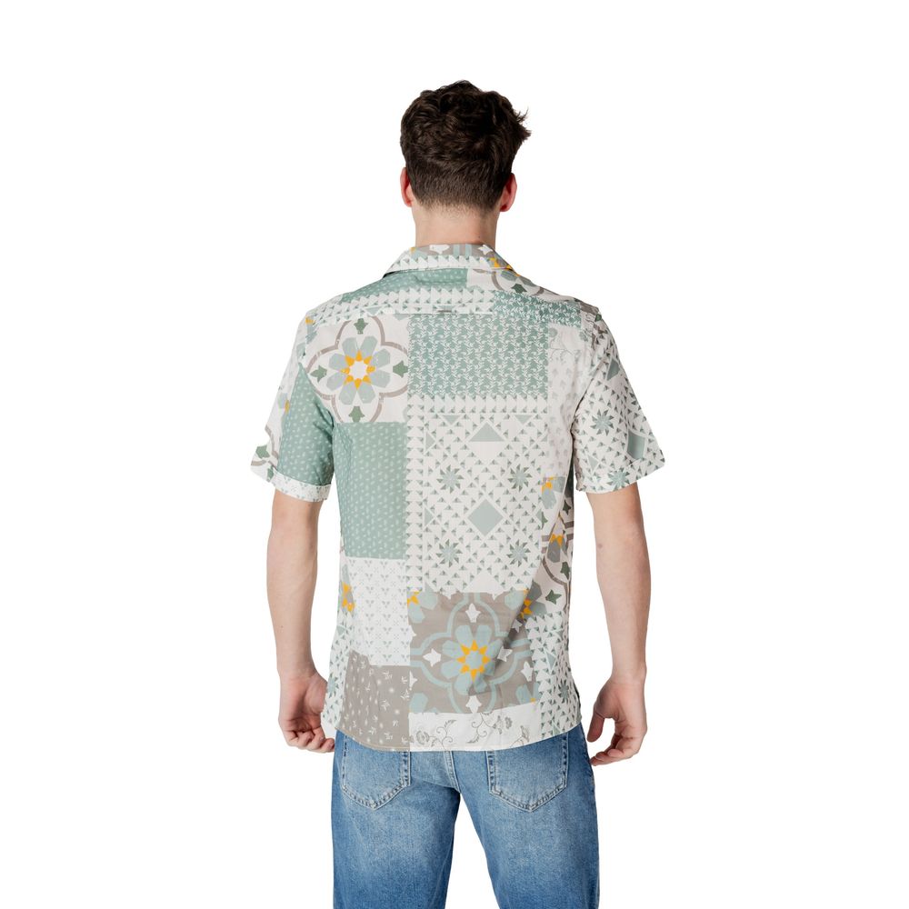 Antony Morato Green Viscose Shortsleeve Shirt