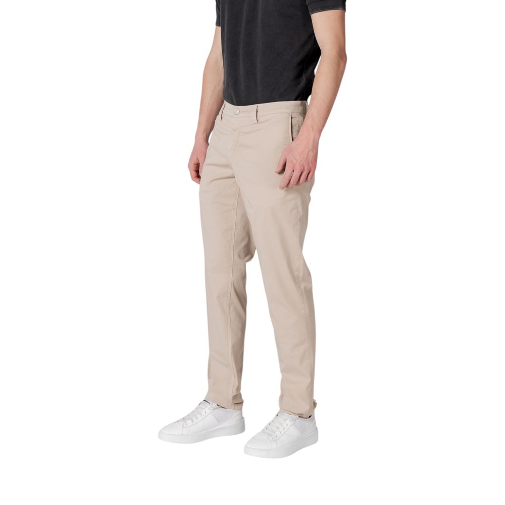 Replay Beige Cotton Casual Pants